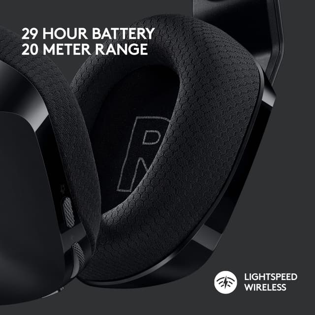 Logitech G733 Lightspeed RGB gaming headset (sort)