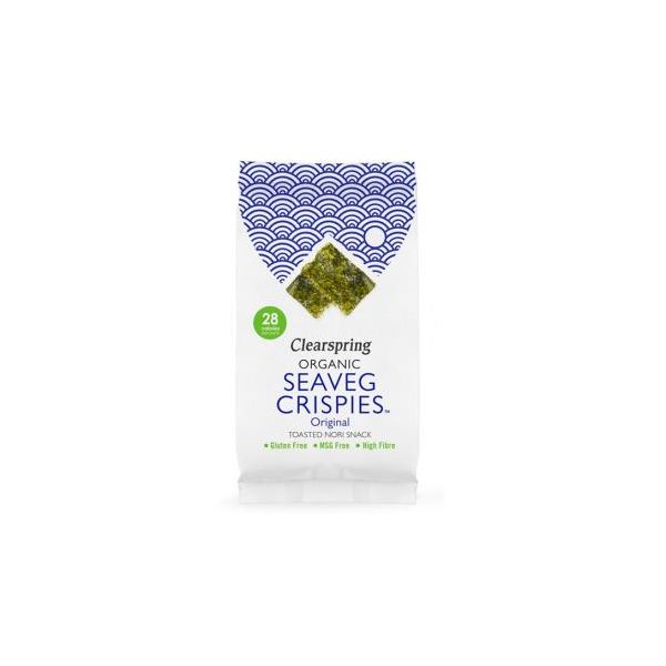 Clearspring Snack de Alga Nori Tostada Bio 4 g