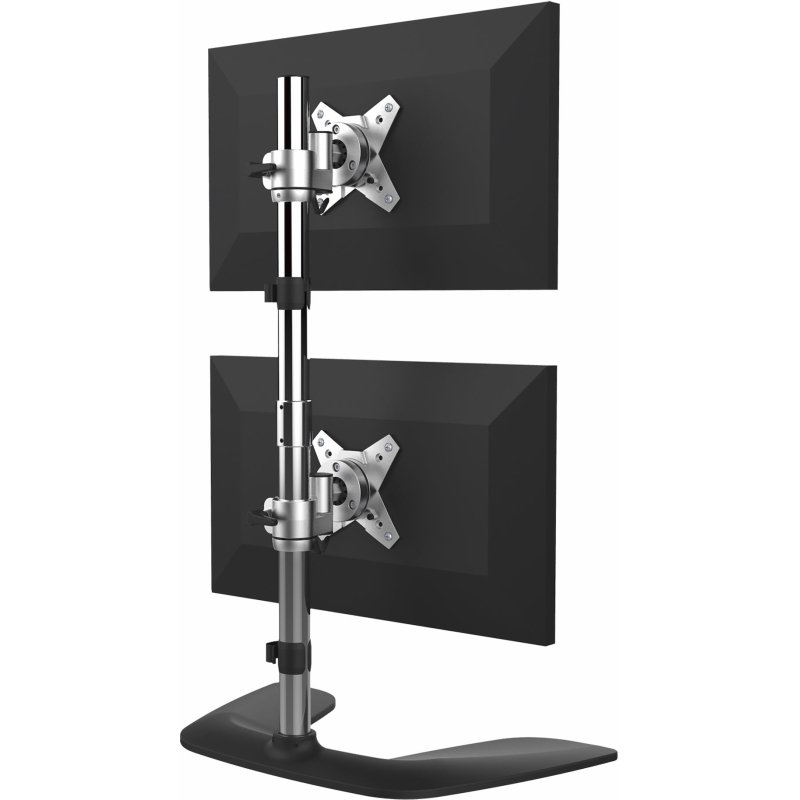 StarTech.com Bras pour écran PC double affichage à fixation verticale - Aluminium