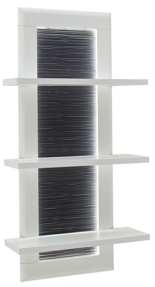 Wandregal AMORA NB weiß /anthrazit 3D