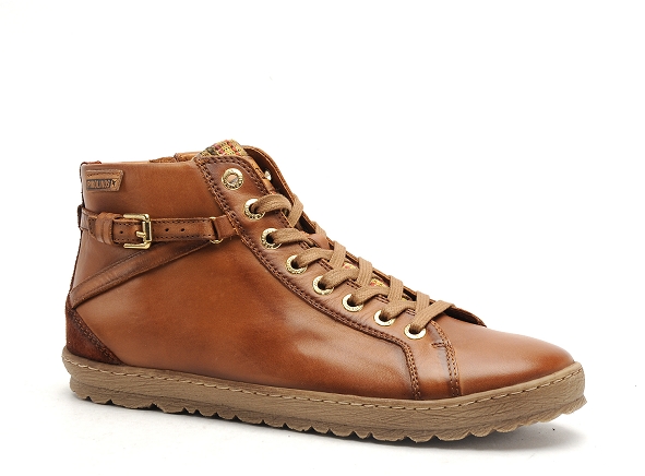 Pikolinos boots bottine plates femme 901 7312 marron