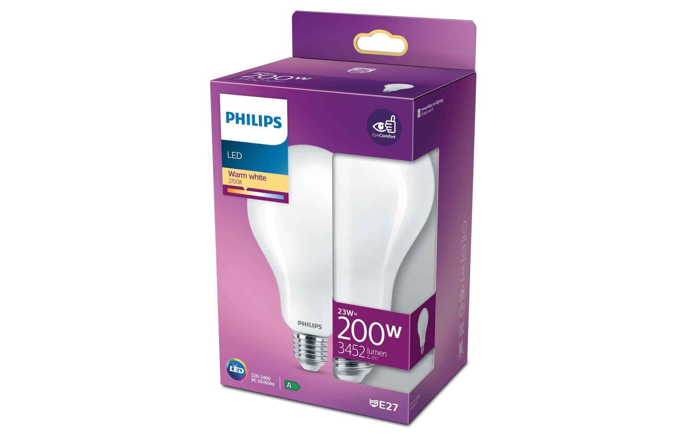 Philips LED-Leuchtmittel »23 W (200 W) E27 War« E27 Warmweiss