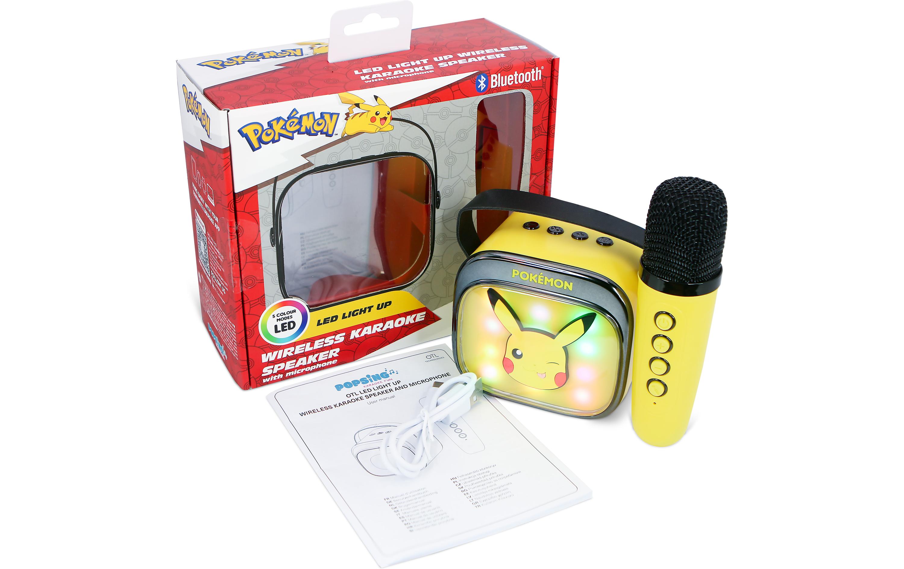 Pokemon LED Wireless Karaoke Lautsprecher und MikrofonMit LED-Leuchten