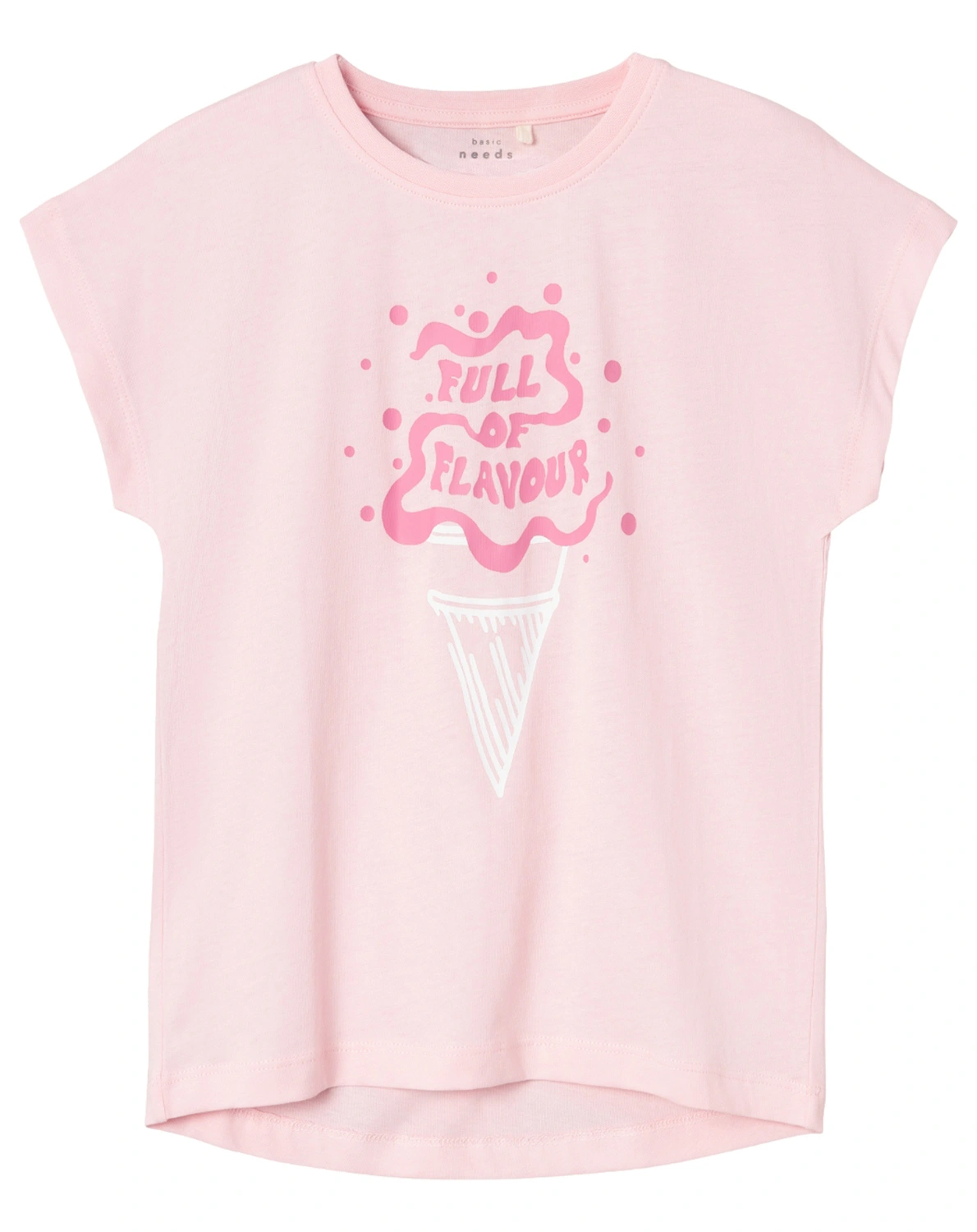 T-Shirt NKFVIOLET FULL OF FLAVOUR- in parfait pink