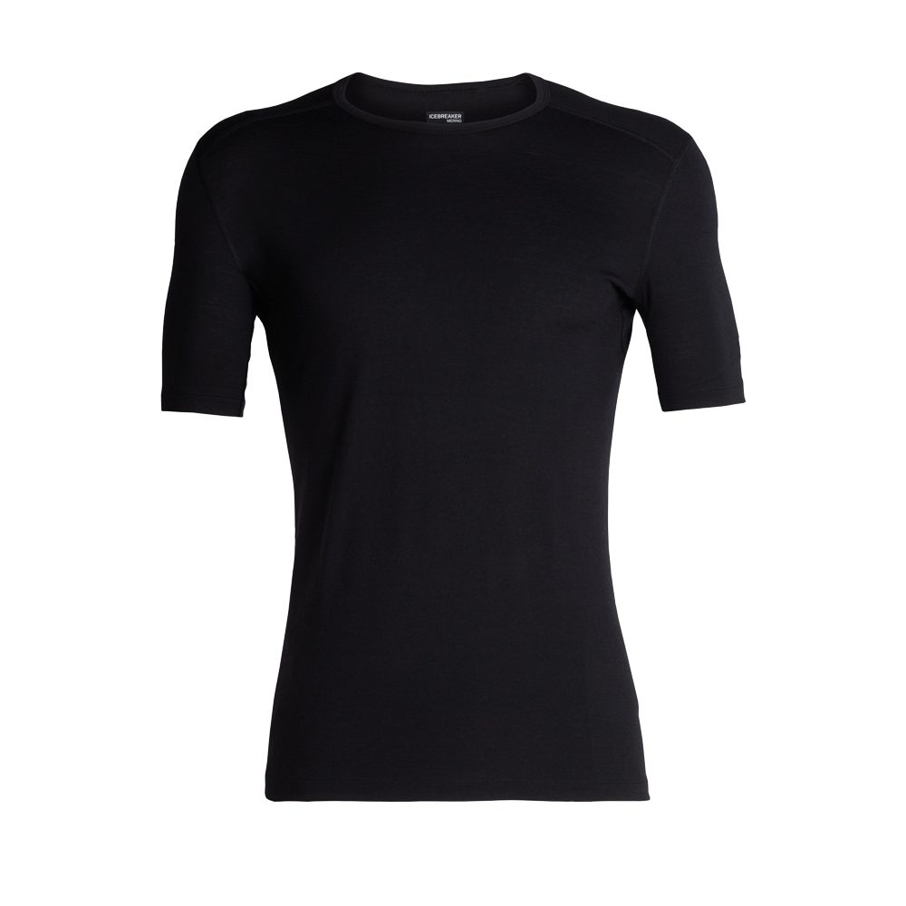Icebreaker 200 Oasis Crewe Shirt Herren schwarz