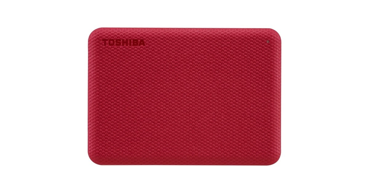 ToshibaCanvio Advance, 2 TB externe harde schijf  (Rood, HDTCA20ER3AA, USB 3.2 Gen 1)