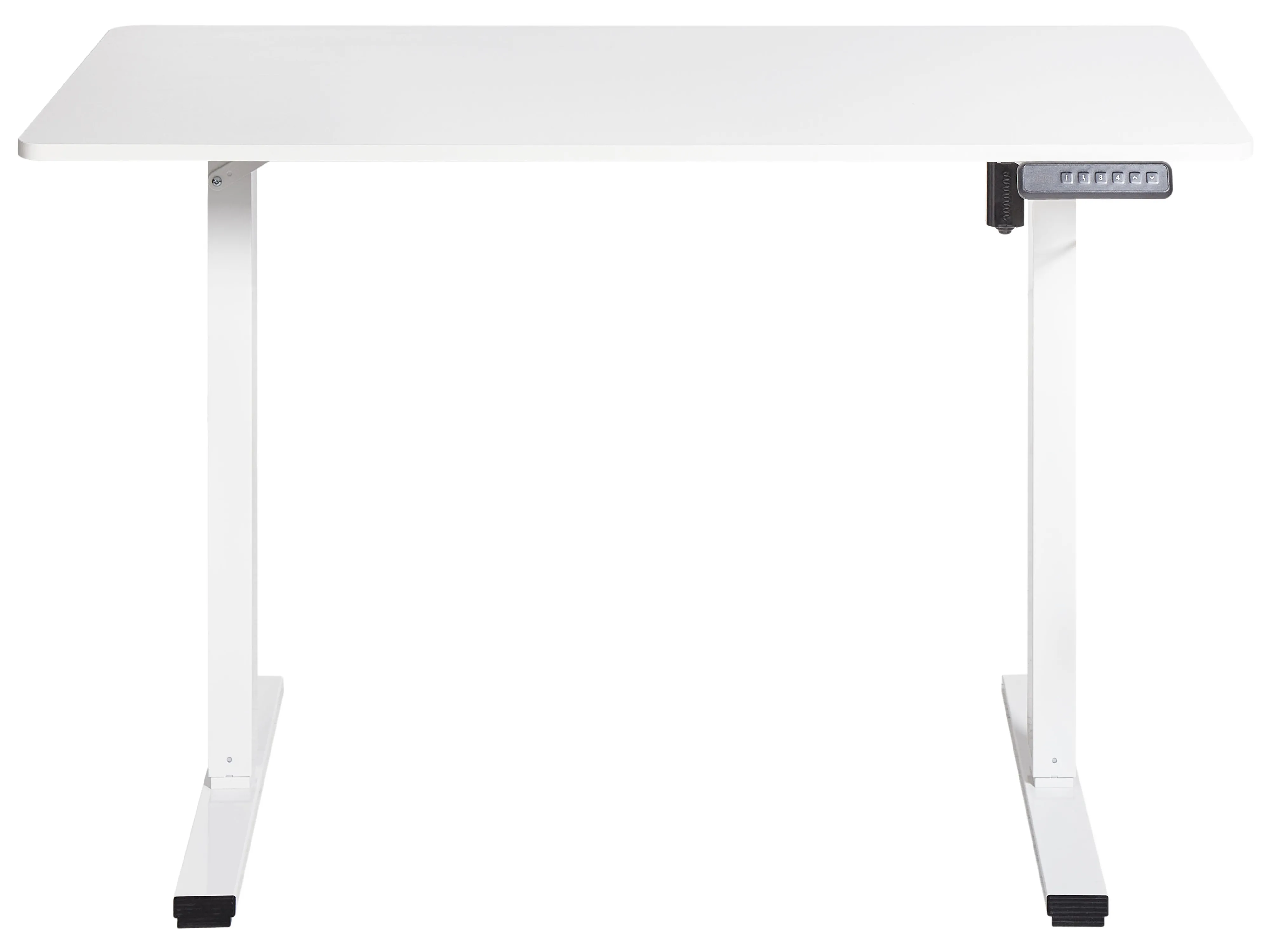 Elektrisch verstelbaar sta-bureau TAVARES Wit 120 cm 60 cm