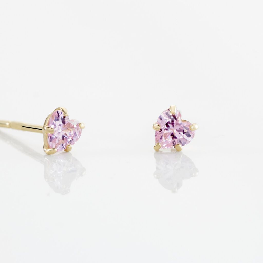 Boucles D'oreilles Puces Daria Or Jaune Oxyde