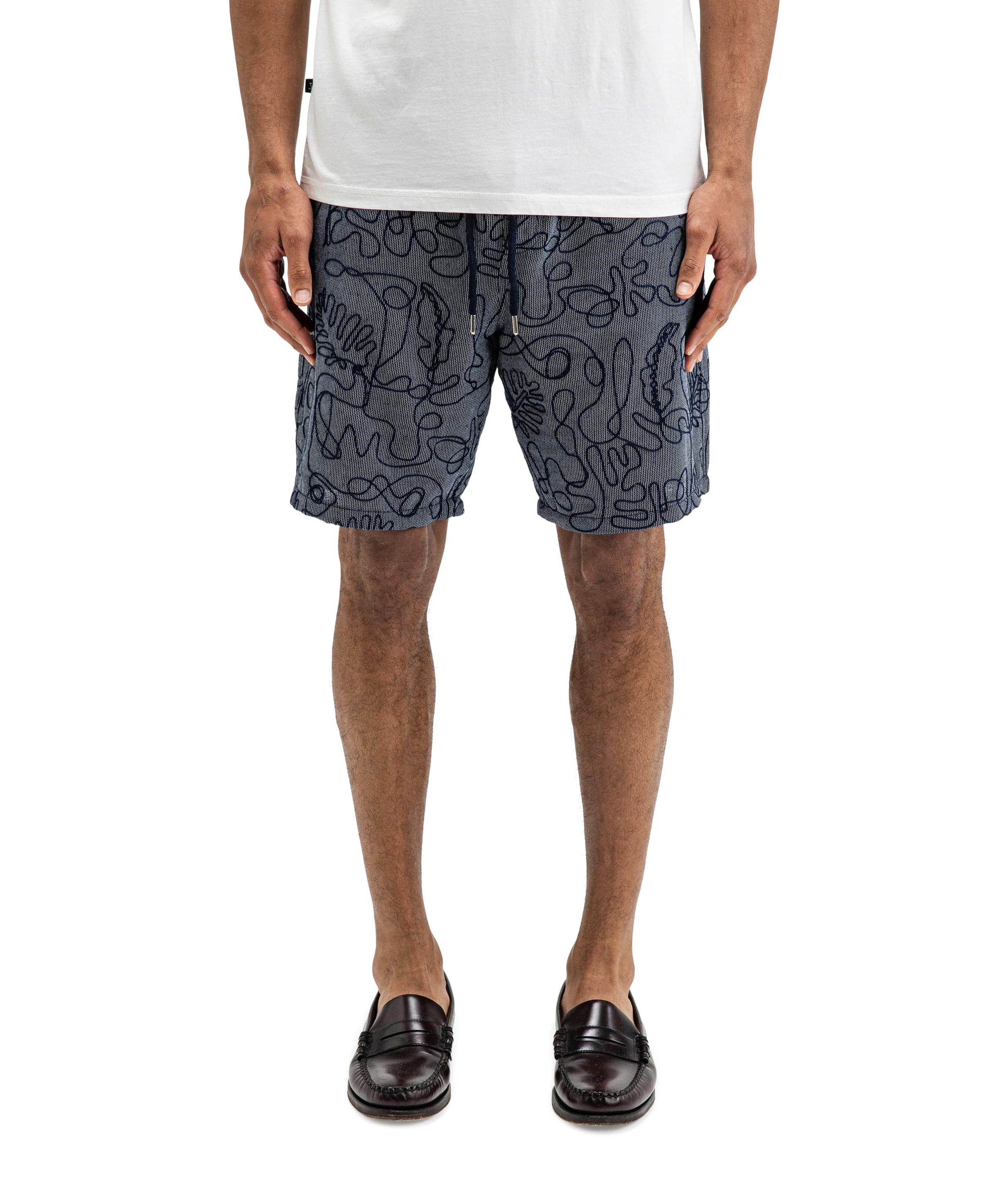 Butcher of Blue Alex Embro Shorts heren korte broek blauw