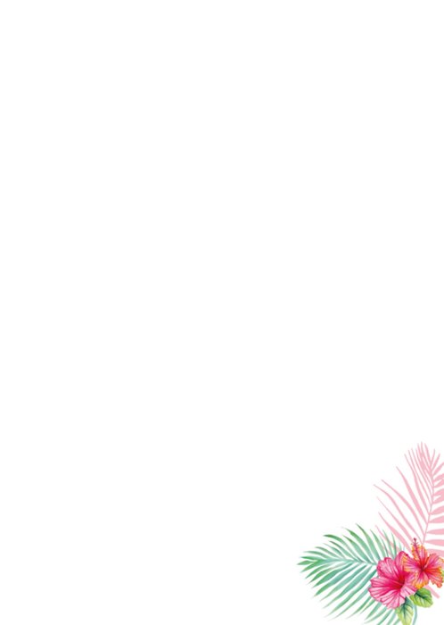 TMS | Geboortekaart | Meisje | Flamingo