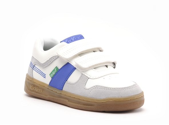 Kickers basses enfant kalido blanc