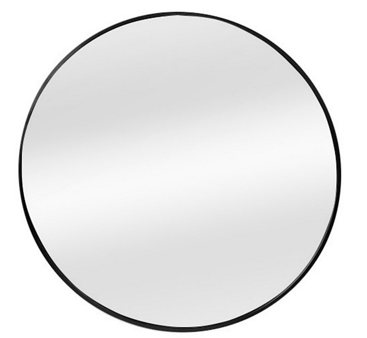 Miroir rond réversible Ø80 x ep. 0,39 cm noir