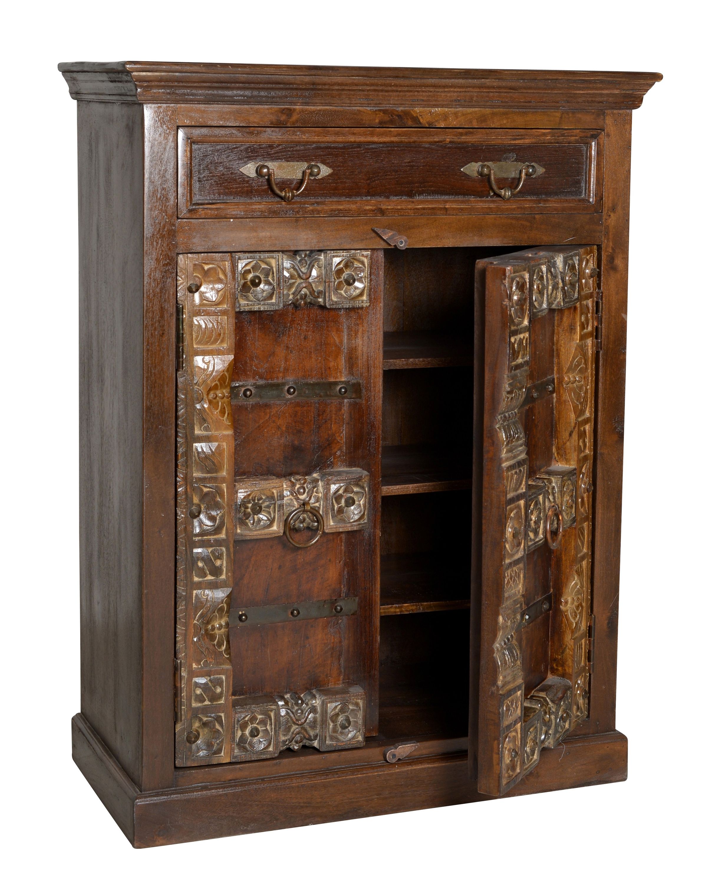 Highboard Almirah Altholz Kommode Sideboard Wohnzimmer Esszimmer Schrank