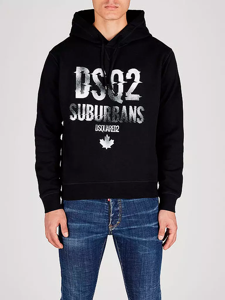 DSQUARED2 Kapuzensweater - Hoodie schwarz