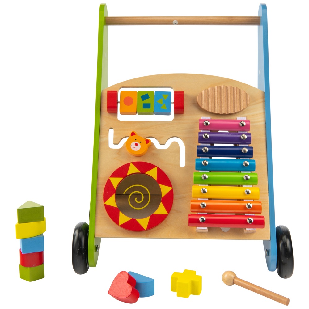 Lauflernhilfe aus Holz mit Eichhörnchen-Spielmotiv