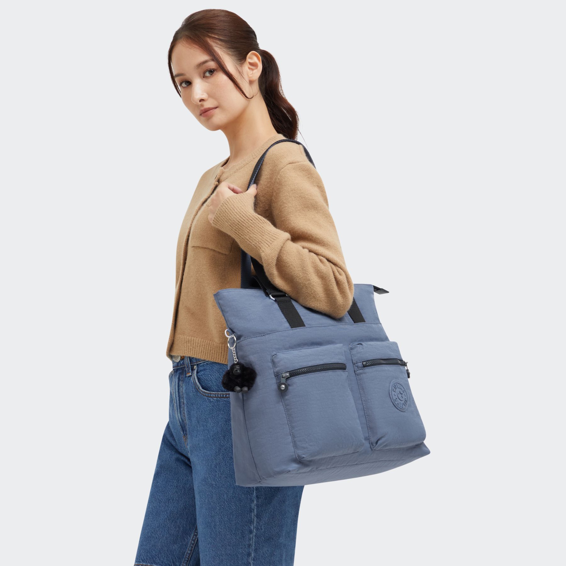 INDIA Grand fourre-tout avec compartiment pour ordinateur portable - Blue Lover