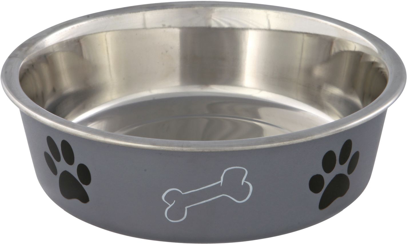 Jollypaw Napf Edelstahl mit Kunststoffmantel 1,5 l/º 21 cm