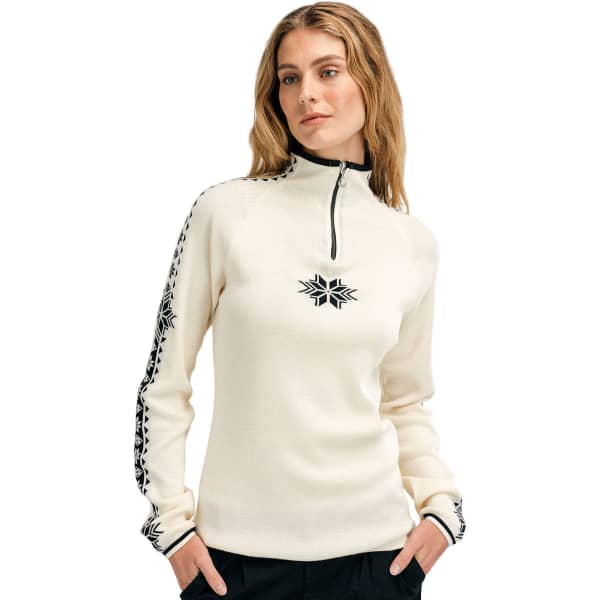 Pull DALE OF NORWAY GEILO W SWEATER OFFWHITE BLACK
