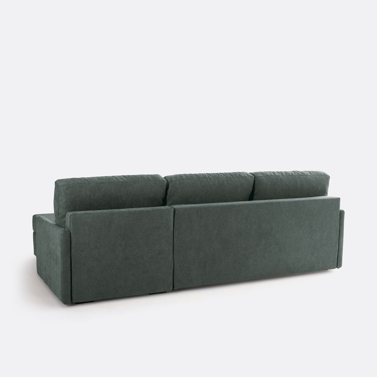 LA REDOUTE INTERIEURS<br>Sofá-cama de canto, tecido texturizado, espuma Marta