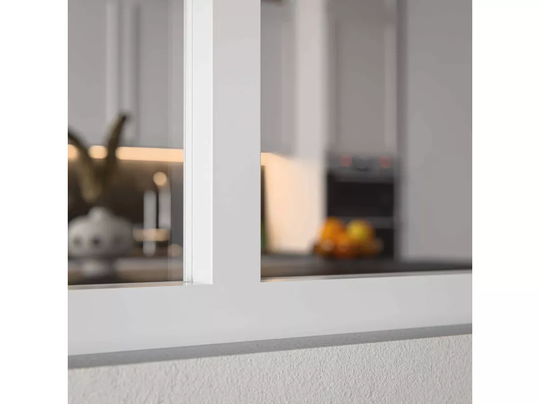 Verrière 4 Carreaux - En Kit - Blanc