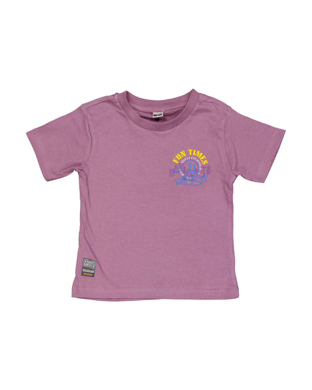 Jongens T-shirt Smiley Paars kopen? Goed en goedkoop