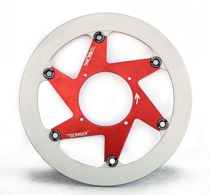 Disque de frein Rond Beringer flottant - rouge