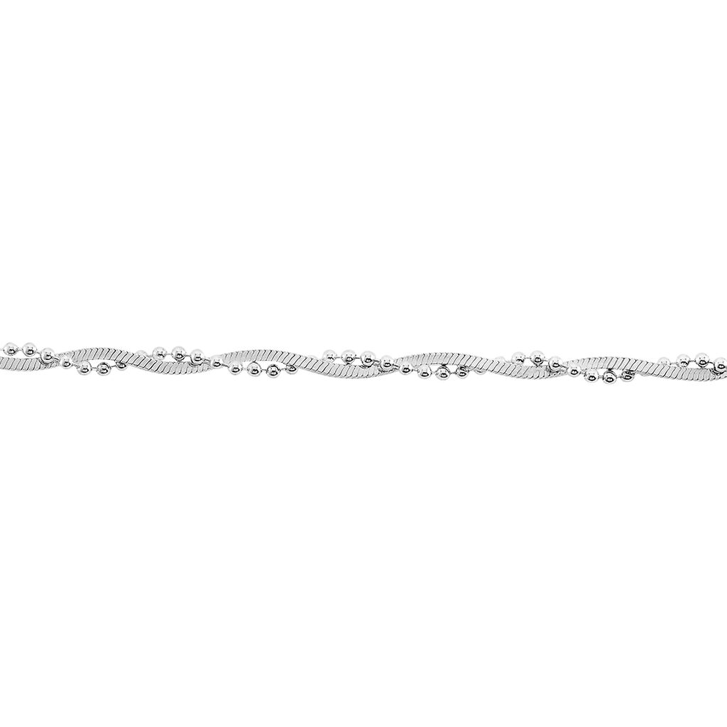 Bracelet Cathel Argent Blanc