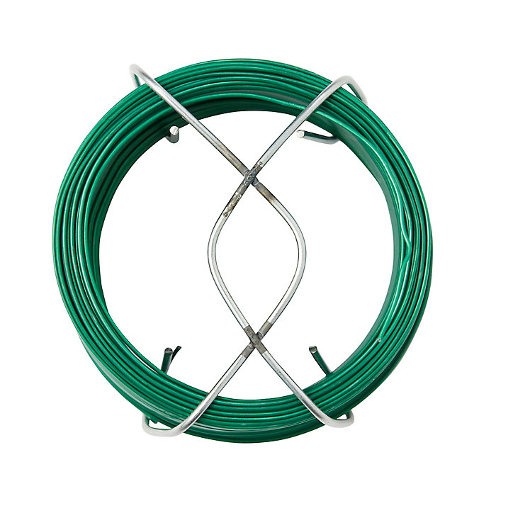 Fil d'acier revêtement PVC Diall ø0.8 mm, 50 m