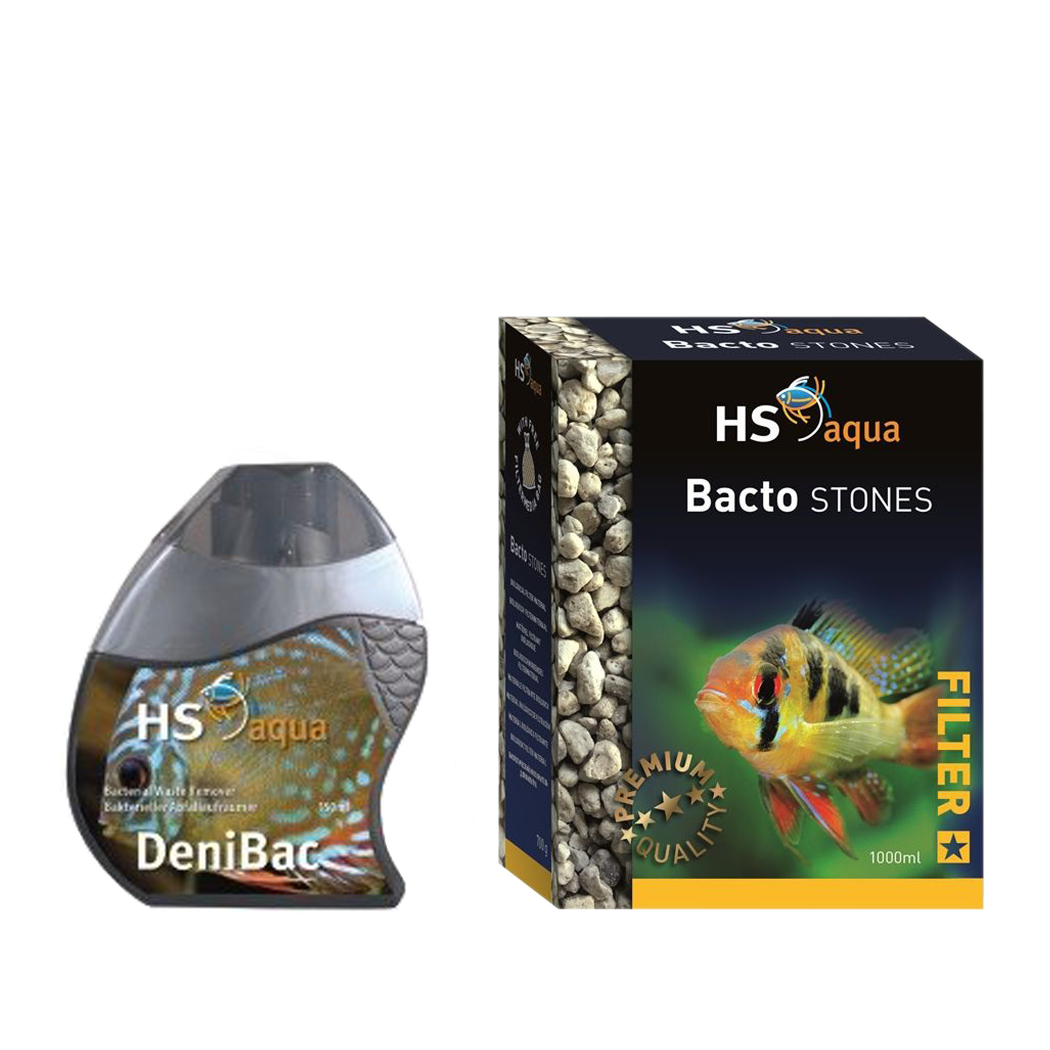 HS Aqua Anti-Nitraat Pakket - Denibac/Bacto Stones