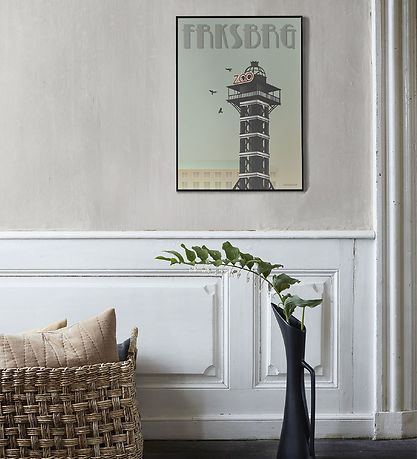 Vissevasse Plakat - 30x40 - Frederiksberg - Zoo T?rnet