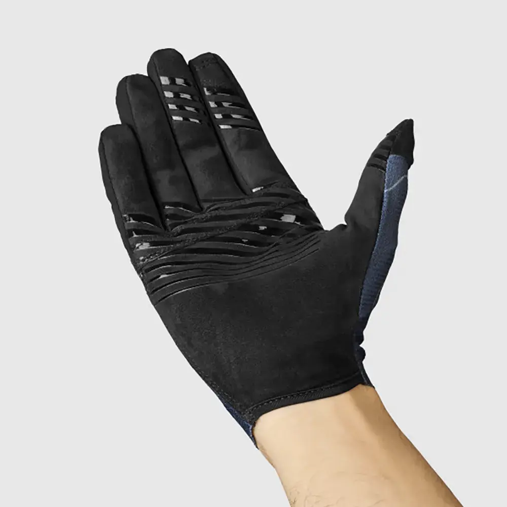 GripGrab Rebel MTB Zomer Fietshandschoenen Lange Vingers Donkerblauw
