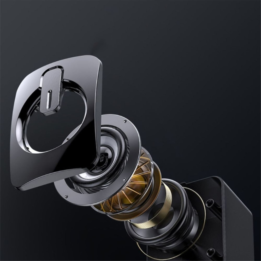 Macbook / Notebook / Laptop / PC Stereo Lautsprecher USB / 3.5mm AUX Anschluss   Lautstärkeregler und RGB Beleuchtung - Schwarz