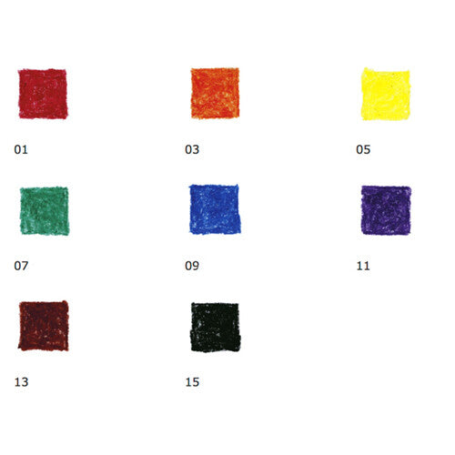 Stockmar waskrijtblokjes assorti basis - 8st