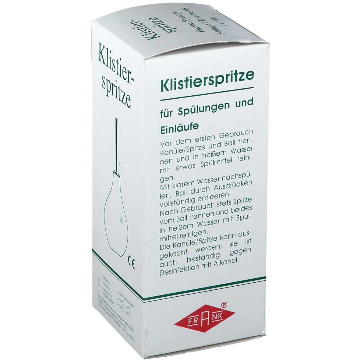 FRANK® Klistierspitzen birnförmig mit Kanüle Gr. 4 - 150 ml
