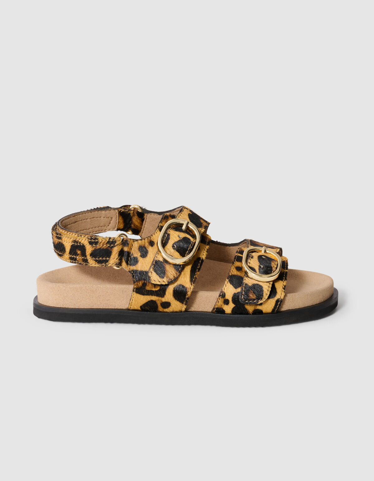Leopard Sandaal Bruin
