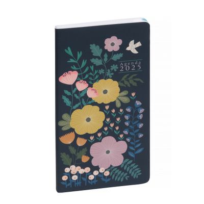 Agenda de poche Mini Labo - 1 semaine sur 2 pages - 9 x 17,5 cm - bleu - Exacompta