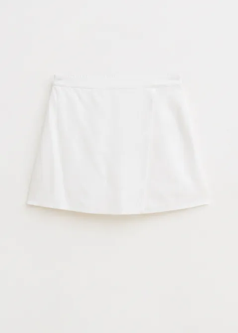 Linnen skort wit (WIT)