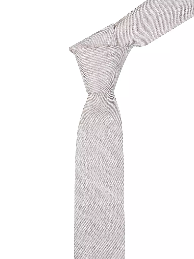 BOSS Krawatte beige