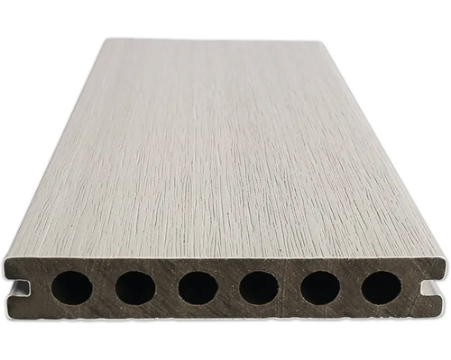 Konsta WPC terrasplank Nativo holle kamerprofiel gecoat 23x138x3000 mm eiken witgrijs