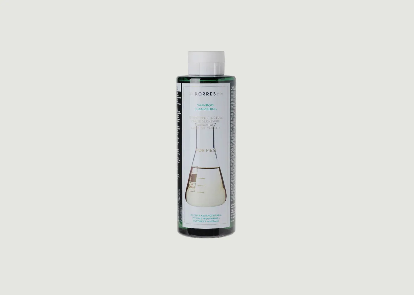 Shampooing anti-chute homme - cystéine & minéraux 250ml Korres