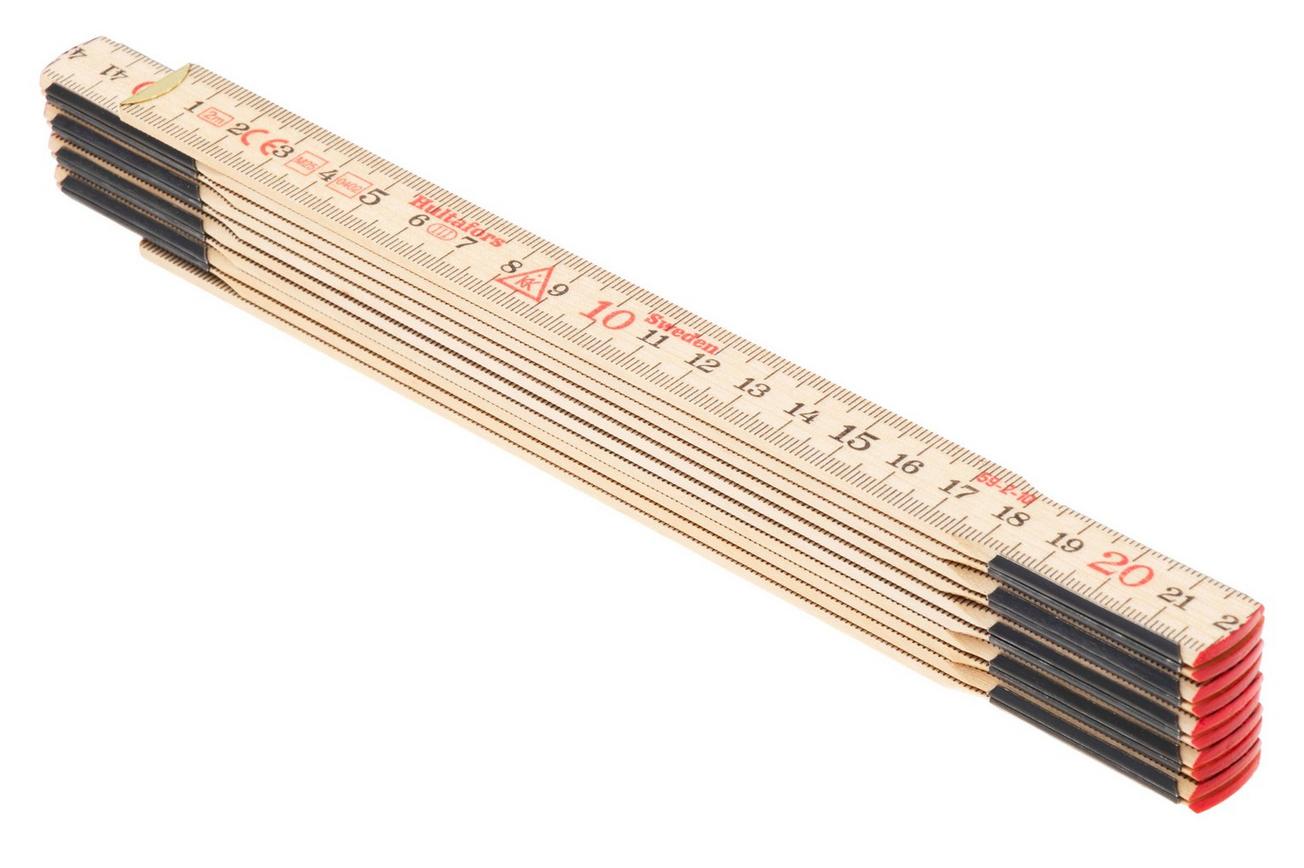 Hultafors Folding Rule 59, 100004 metrisch, duimstok 2 m