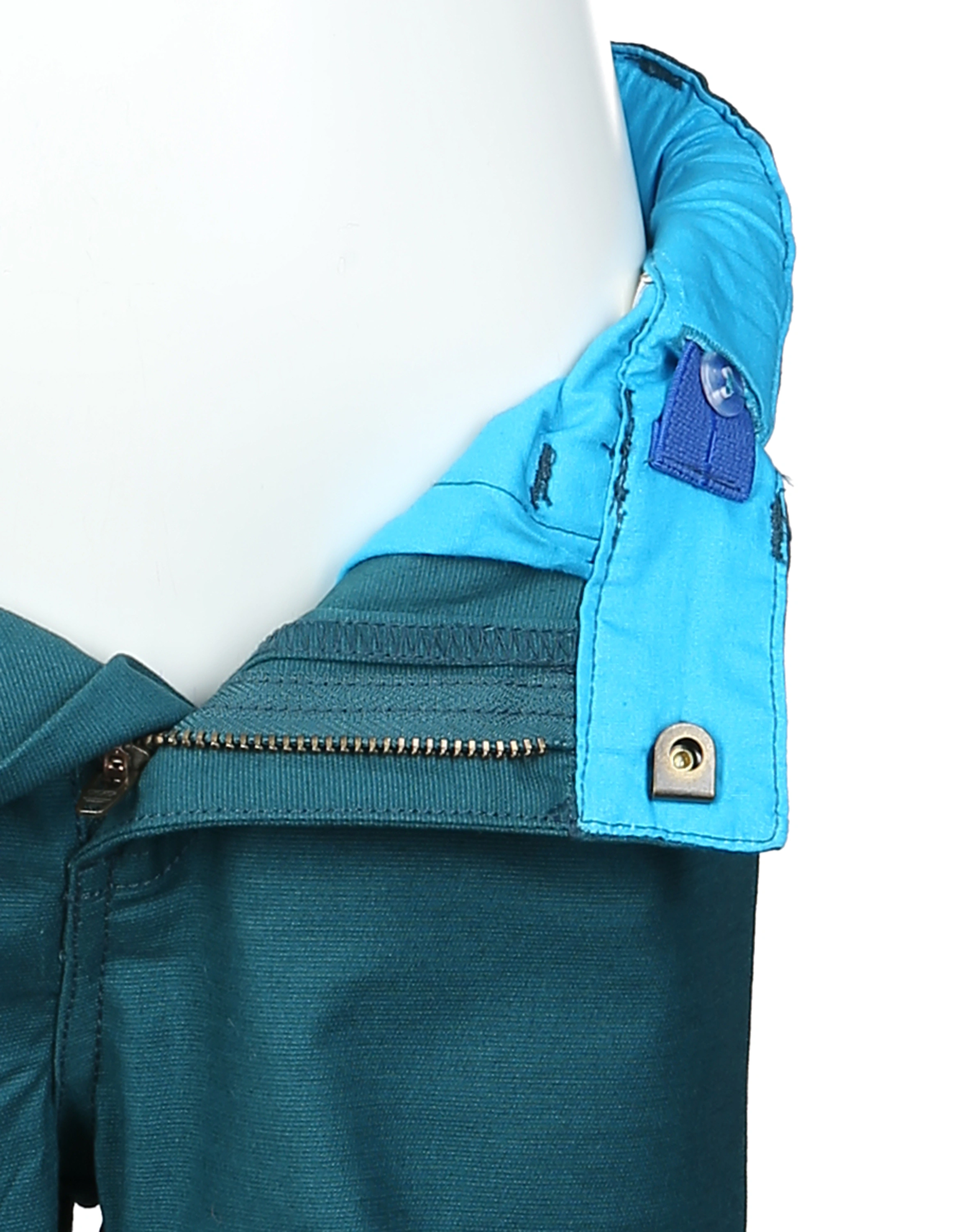 Outdoorhose KUUSI CANVAS mit Knieverstärkung in deep teal