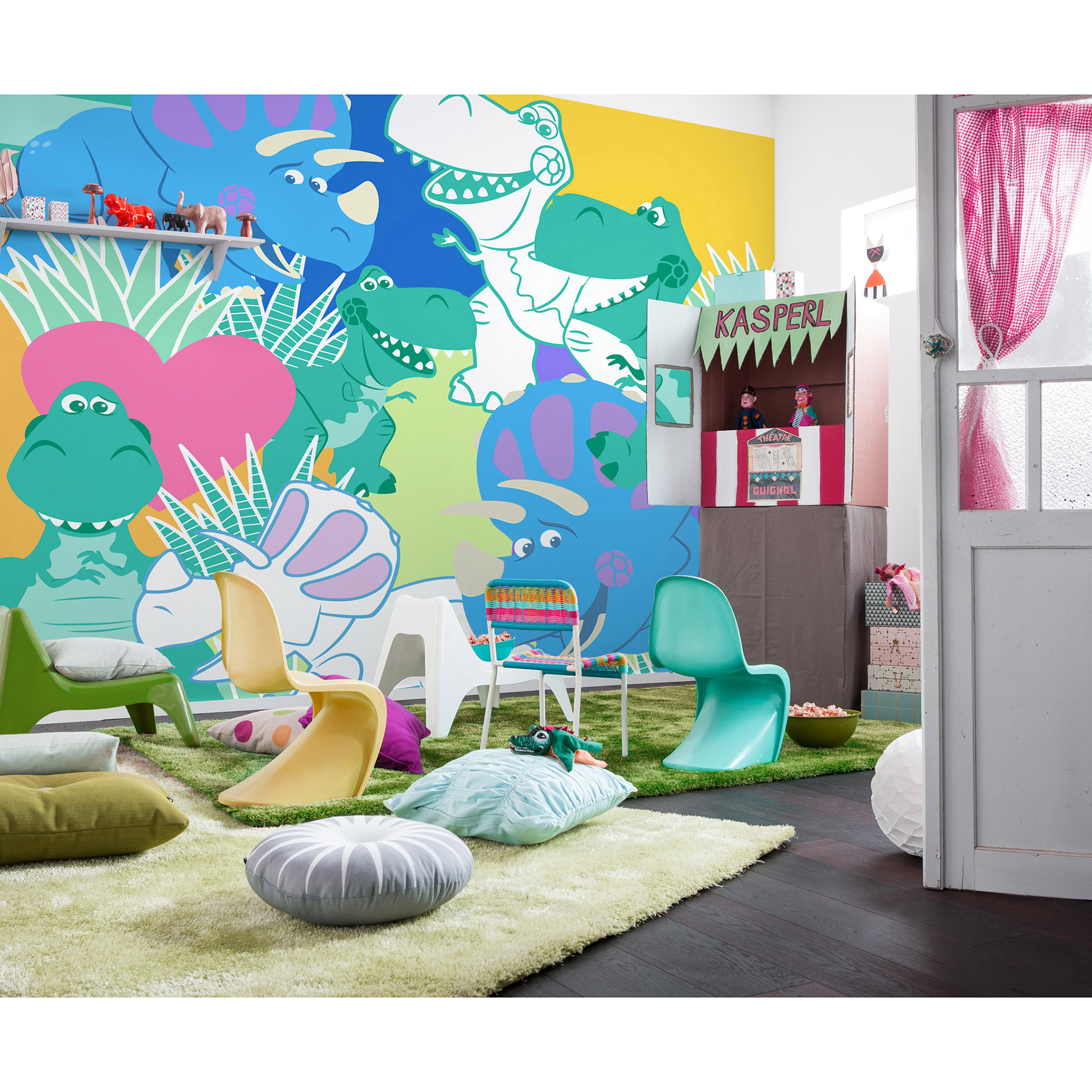 Vlies-Fototapete TOY STORY REX AND TRIXIE - 300x280 cm
