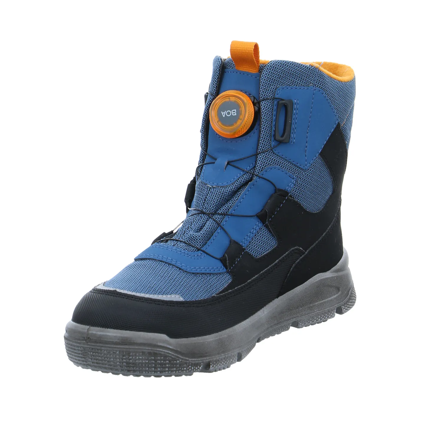 SUPERFIT Jungen- Snowboot Membran Blau Textil  Winterstiefel