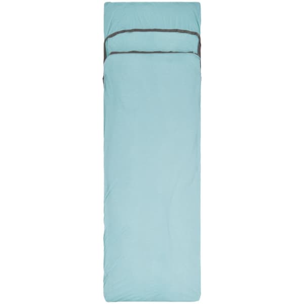 Drap sac de couchage SEA TO SUMMIT COMFORT BLEND SLEEPING BAG LINER RECTANGULAR W/ PILLOW BLUE