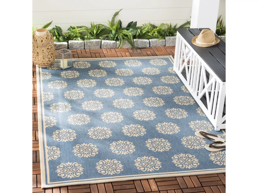 Tapis Cream & Blue 122 X 183 cm - Sorelle