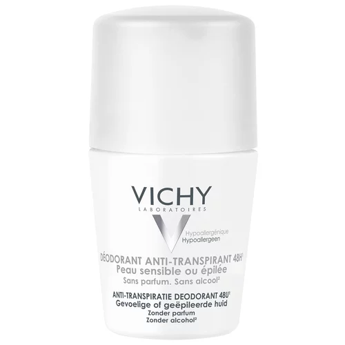 Déodorant anti-transpirant 48h - roll-on - Peau sensible - 50ml