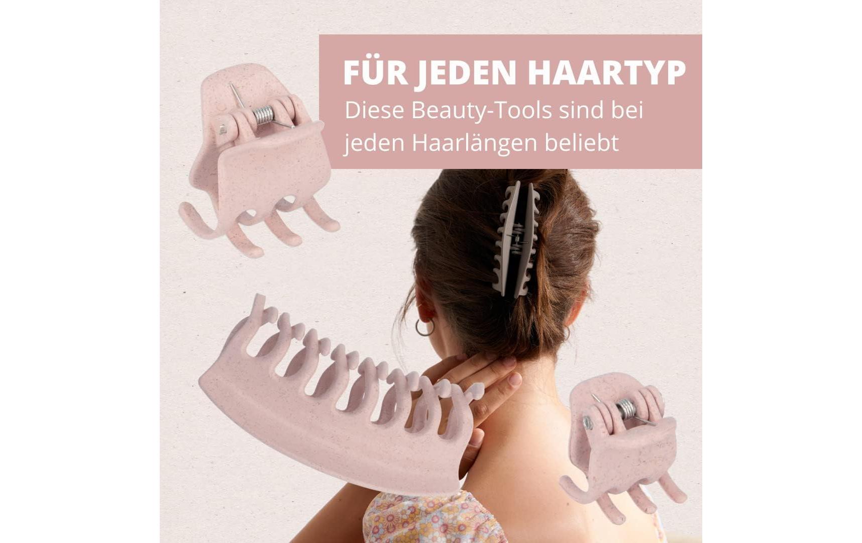 Haarklemme Nature Love Rosa 6 StückStilvolle Clips für jeden Look
