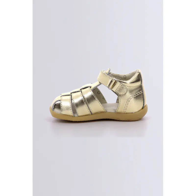 Bigflo-c Beige champagne SANDALES Cuir Fille