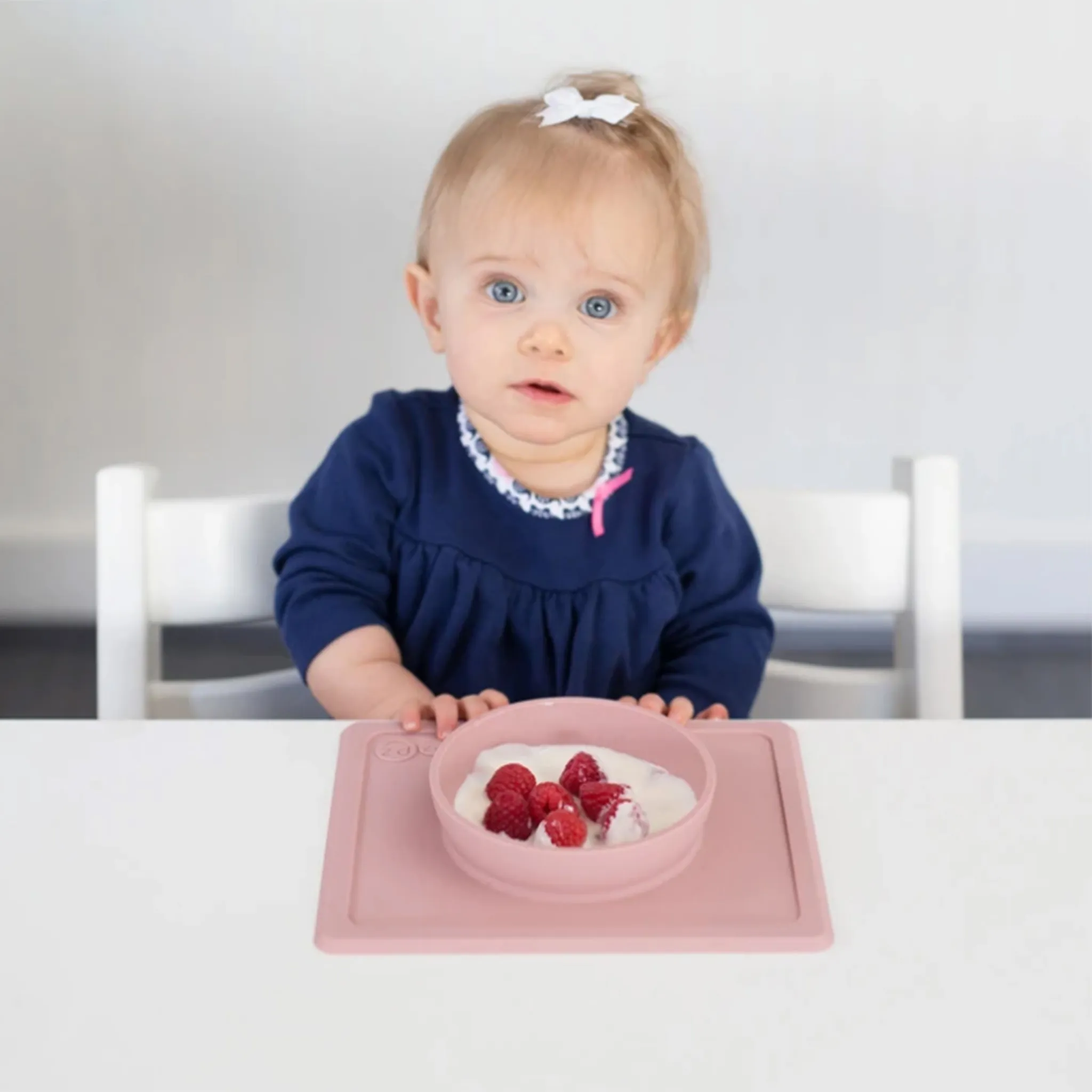 EZ PZ Fun Napperon Bol Antidérapant Mini Bowl - Rose Blush